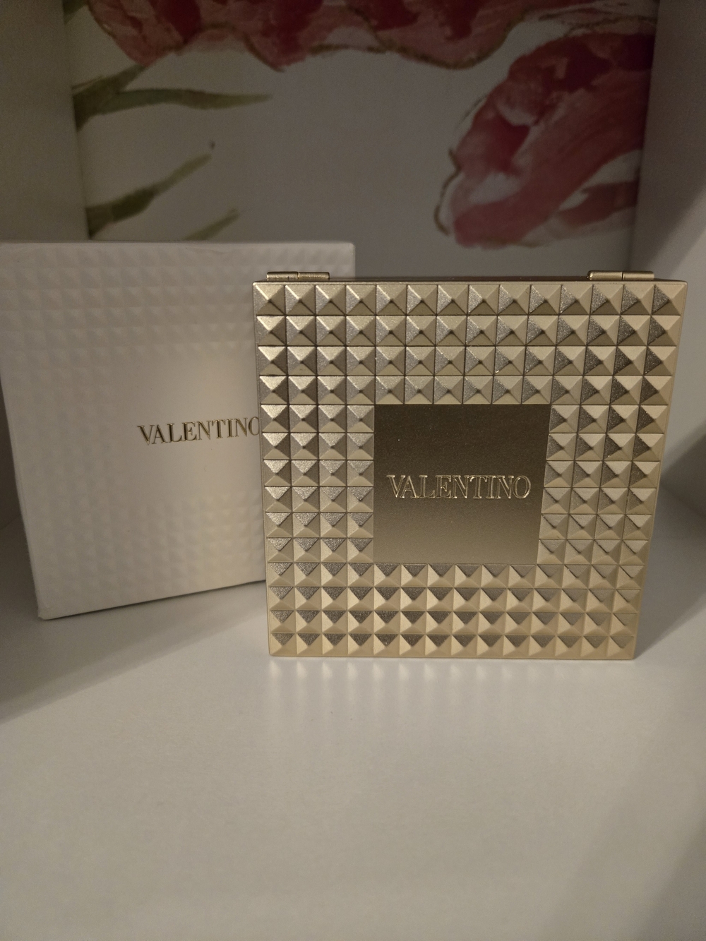 Valentino Gold Studded Clutch Lipstick Trio